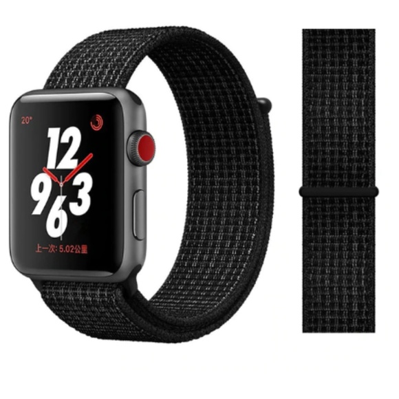 NEW[BAND] Black Strap Loop For Apple Watch - Picture 1 of 6